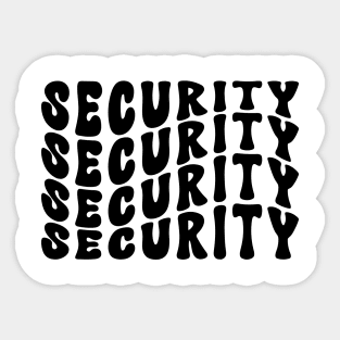 Security Sticker